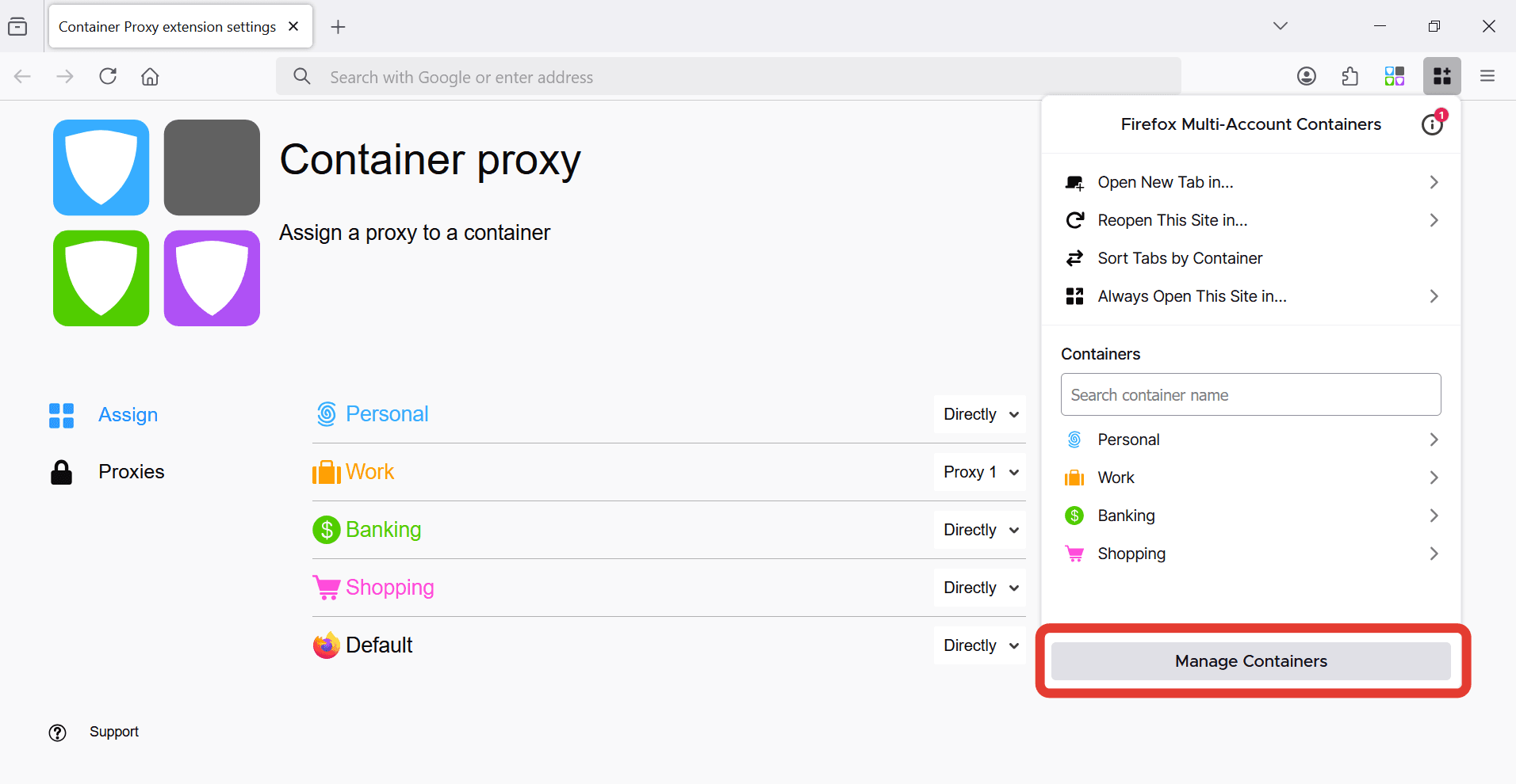 Firefox multi account containers mobile (86) 사진